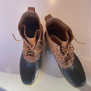 size 13 Insulated 8” Men’s Bean Boots. Worn less than 3 times